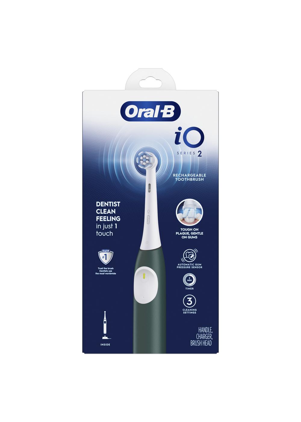 Oral-B iO Series 2 Rechargeable Toothbrush - Green; image 1 of 4