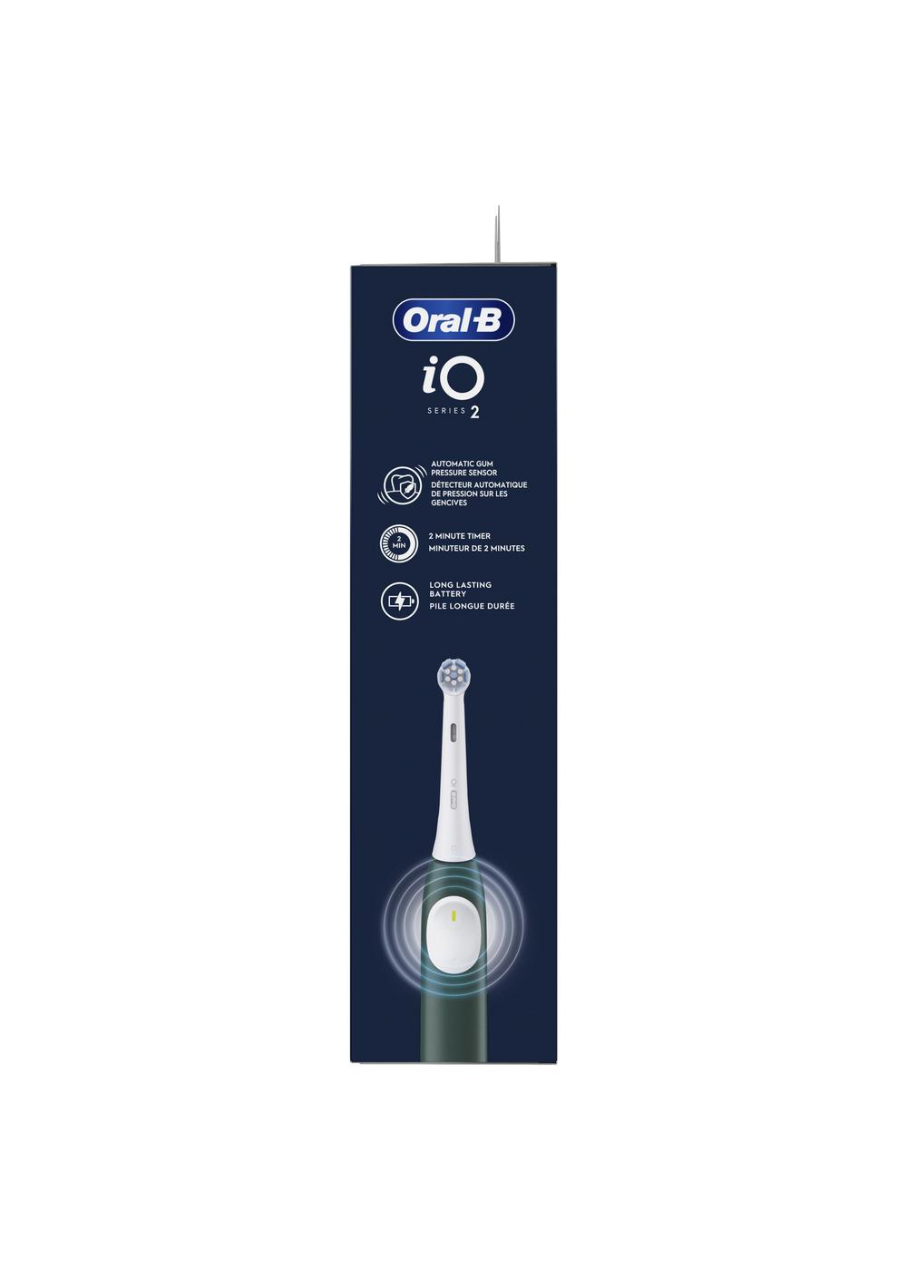 Oral-B iO Series 2 Rechargeable Toothbrush - Green; image 3 of 10