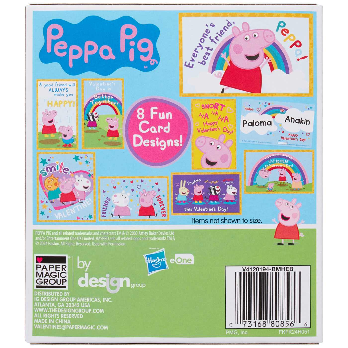 Paper Magic Peppa Pig Valentine's Exchange Cards - Shop Invites & thank ...