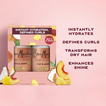 SheaMoisture Curl Shampoo And Conditioner - Coconut & Hibiscus