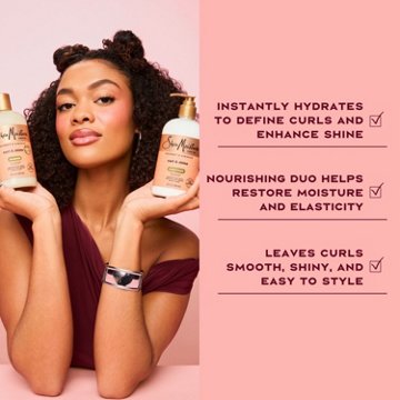 SheaMoisture Curl Shampoo And Conditioner - Coconut & Hibiscus
