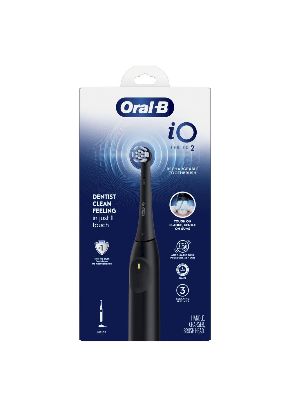 Oral-B iO Series 2 Rechargeable Toothbrush - Black; image 1 of 4