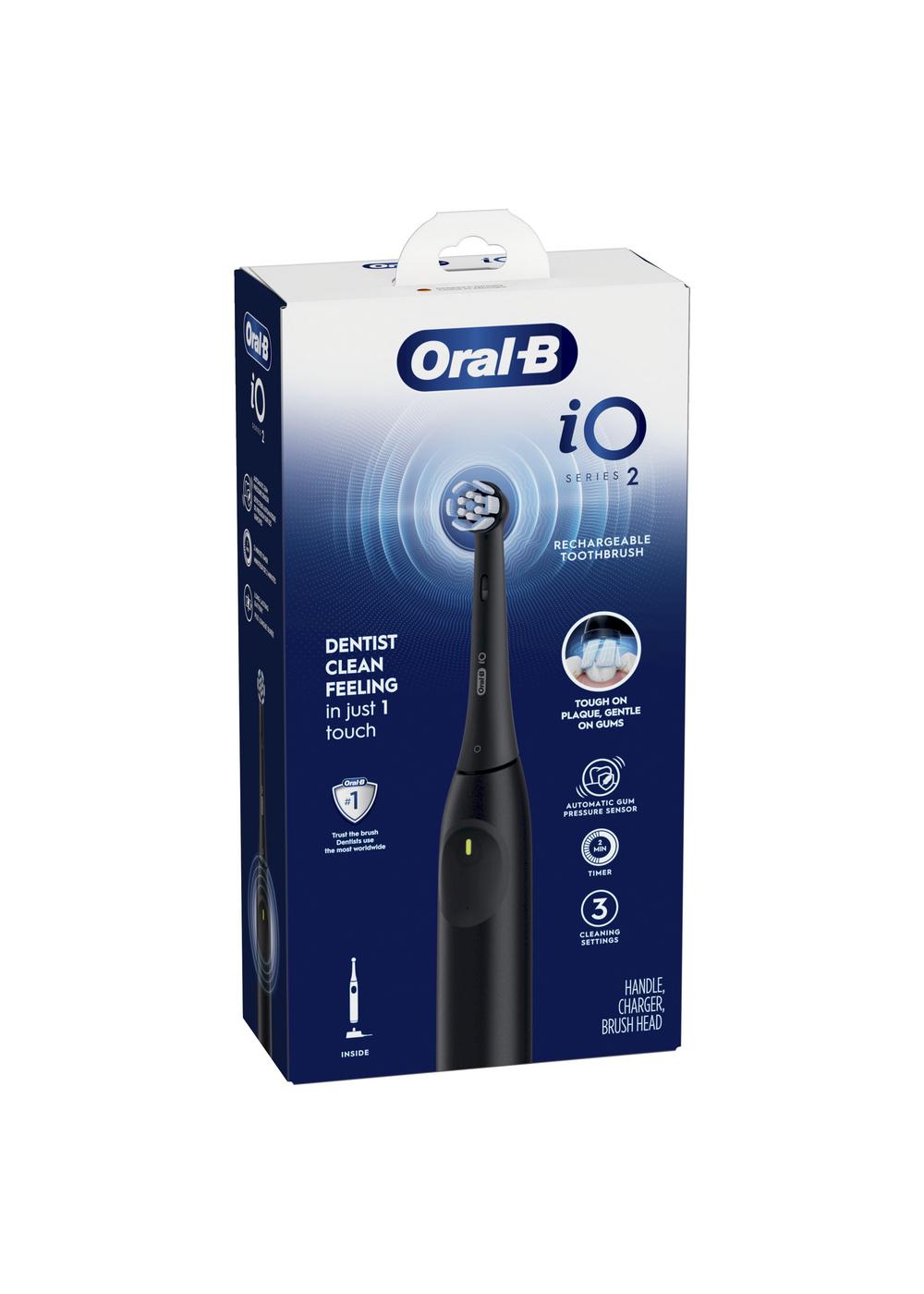 Oral-B iO Series 2 Rechargeable Toothbrush - Black; image 3 of 4