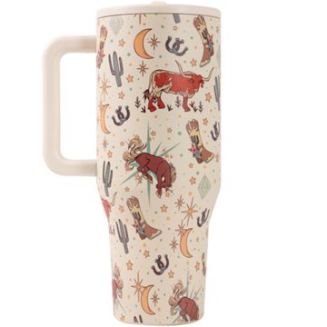 HydroJug Traveler Straw Tumbler - Rodeo, 40 oz