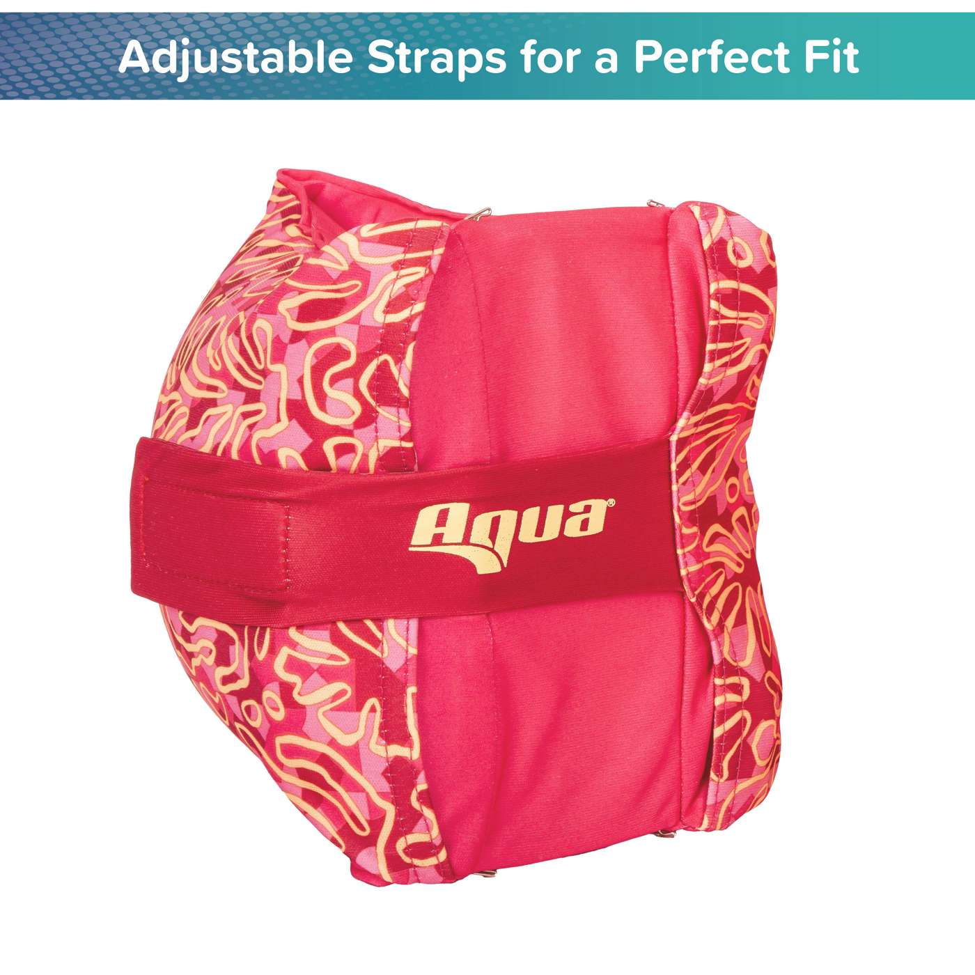 Aqua Leisure Kids FloatEez Fabric Arm Bands - Pink; image 3 of 6