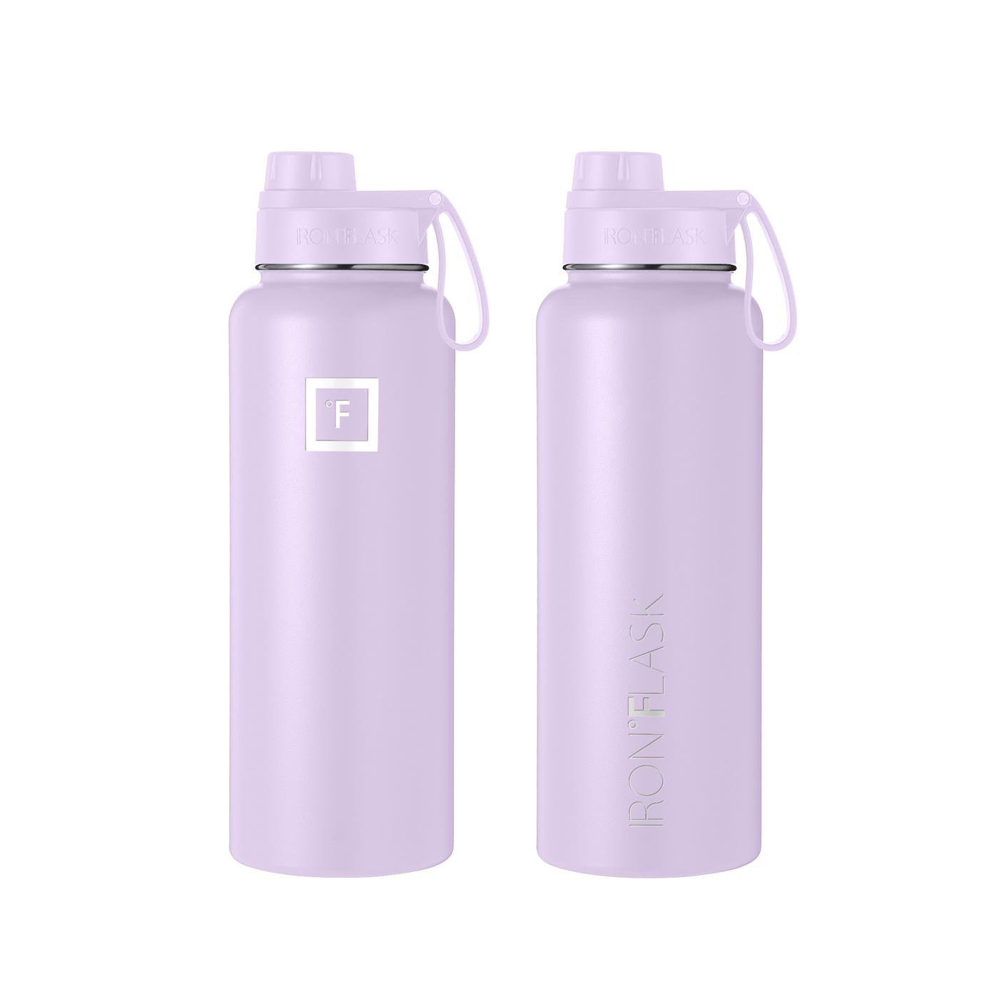 Iron Flask Wide Mouth Water Bottle & 3 Lids - Lavender; image 5 of 5