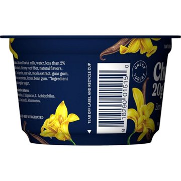 Chobani 20G Protein Zero Sugar Added Greek Yogurt - Vanilla, 6.7 oz