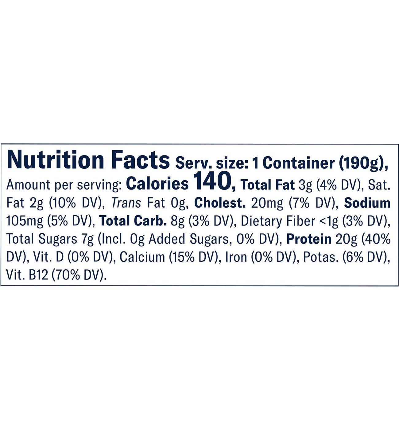 Chobani 20G Protein Zero Sugar Added Greek Yogurt -  Mango; image 5 of 6