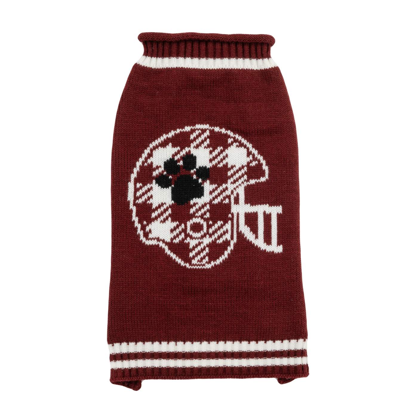 Simply Dog Red Football Helmet Sweater S; image 3 of 3