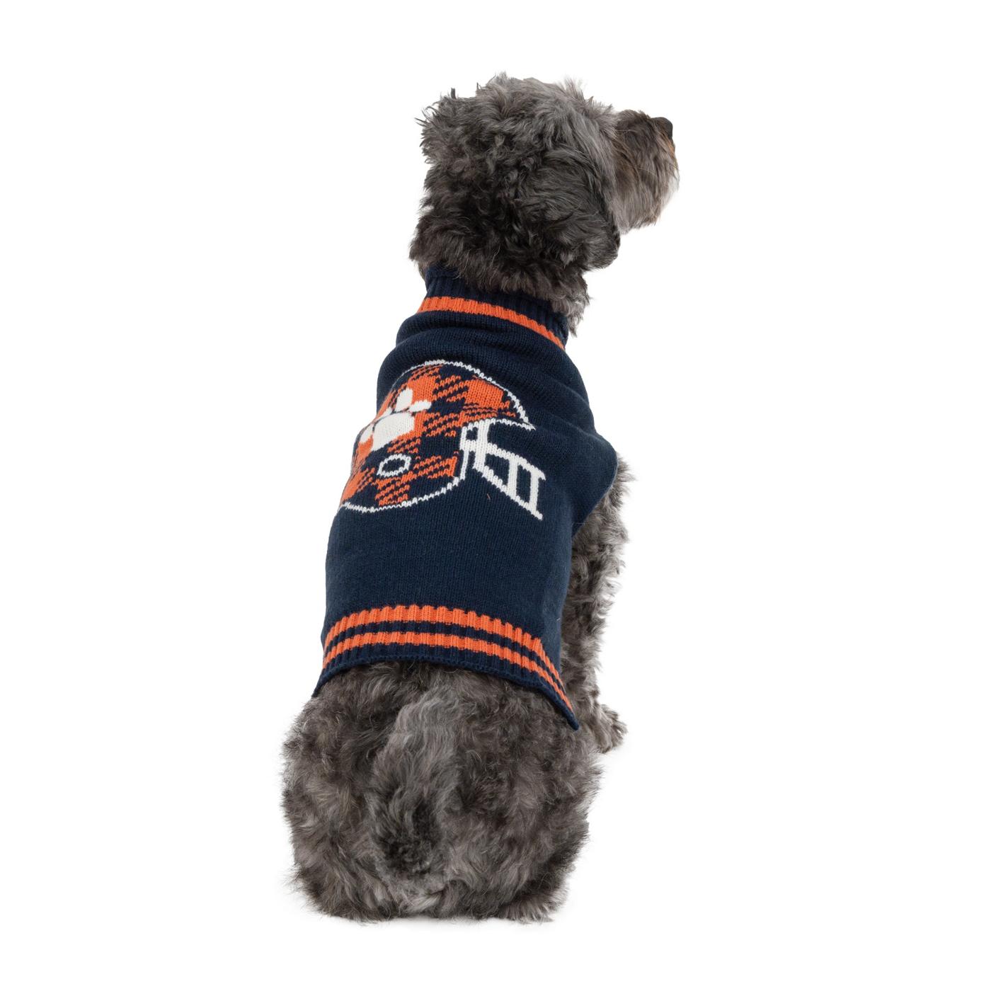 Simply Dog Blue Football Helmet Sweater S; image 1 of 3