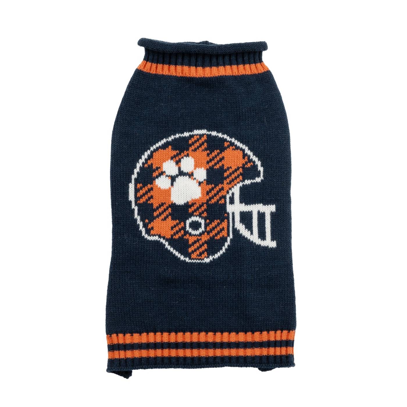 Simply Dog Blue Football Helmet Sweater S; image 3 of 3