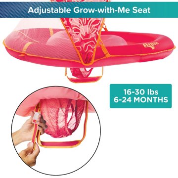 Aqua Leisure Kids Grow-With-Me Baby Boat - Pink, 36"