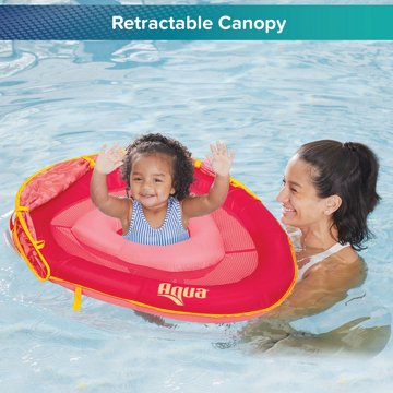 Aqua Leisure Kids Grow-With-Me Baby Boat - Pink, 36"