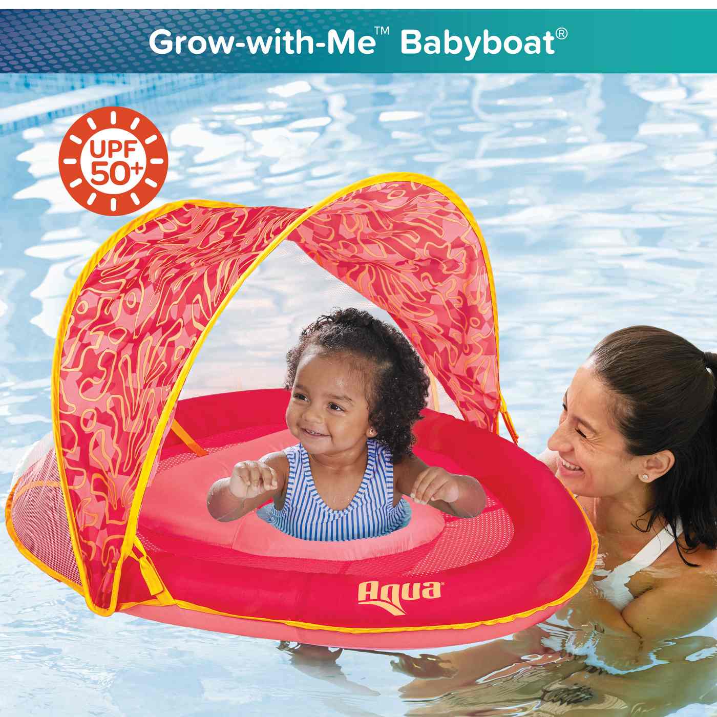 Aqua Leisure Kids Grow-With-Me Baby Boat - Pink; image 7 of 13