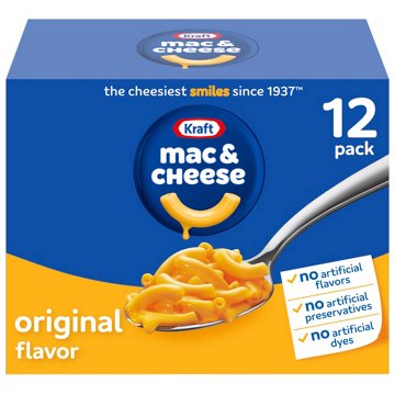 Kraft Macaroni & Cheese Dinner Original 12/7.25 OZ