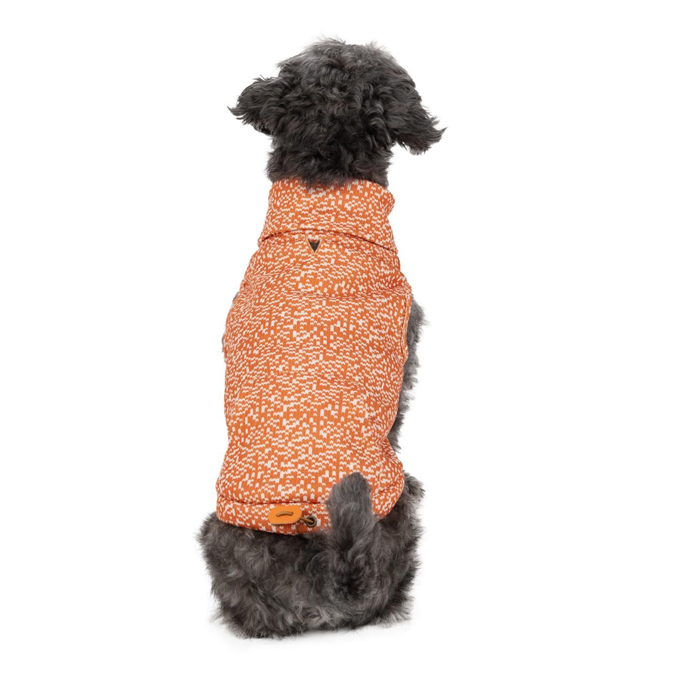 Simply Dog Orange Pull-On Marled Jacket M; image 1 of 3