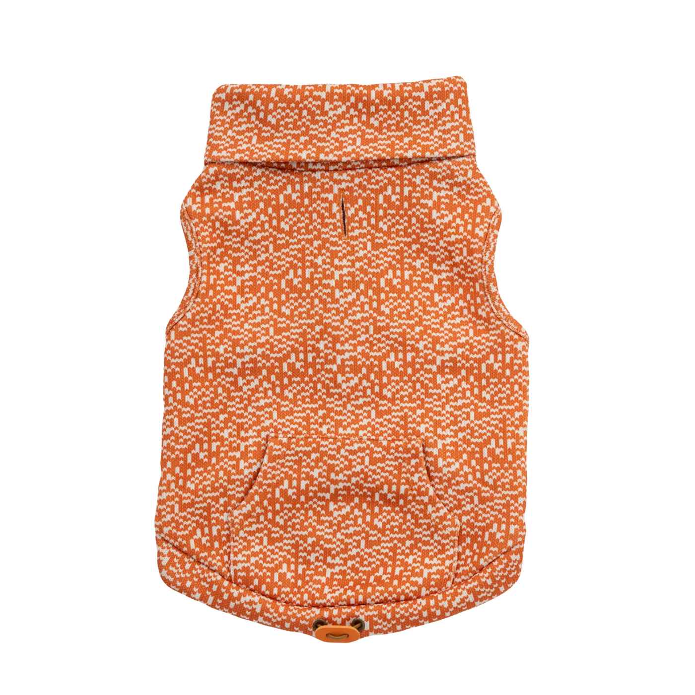 Simply Dog Orange Pull-On Marled Jacket M; image 3 of 3