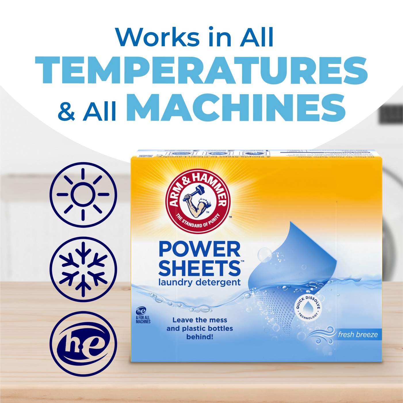 Arm & Hammer Power Sheets Laundry Detergent - 70 Loads; image 2 of 17