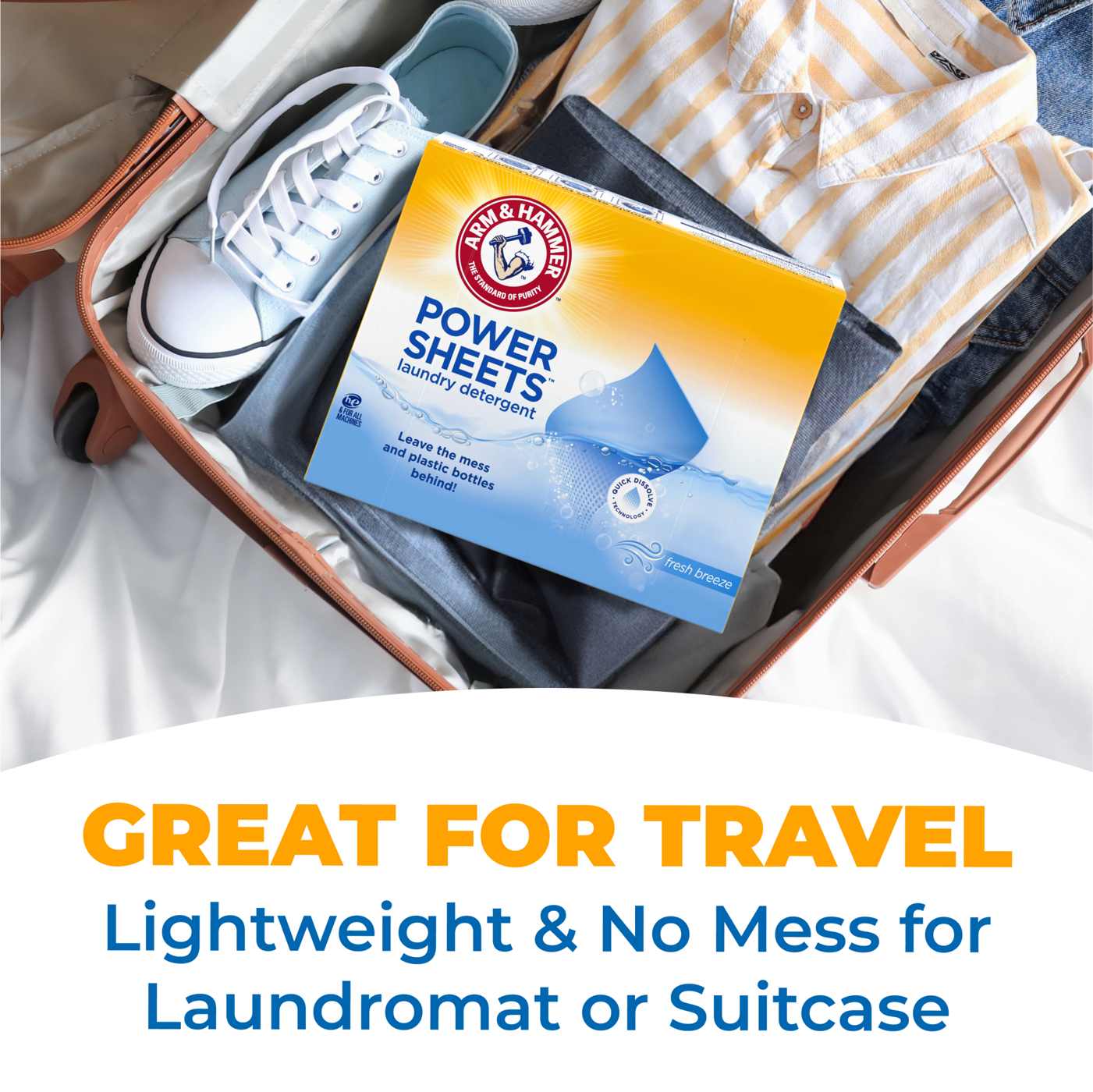 Arm & Hammer Power Sheets Laundry Detergent - 70 Loads; image 16 of 18