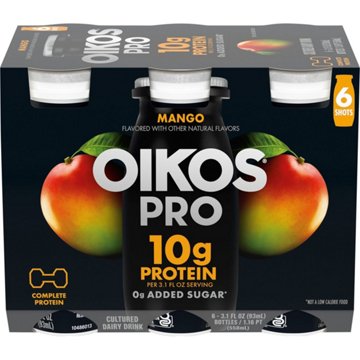 Oikos Pro 10g Protein Mango Yogurt Drink 3.1 oz Bottles