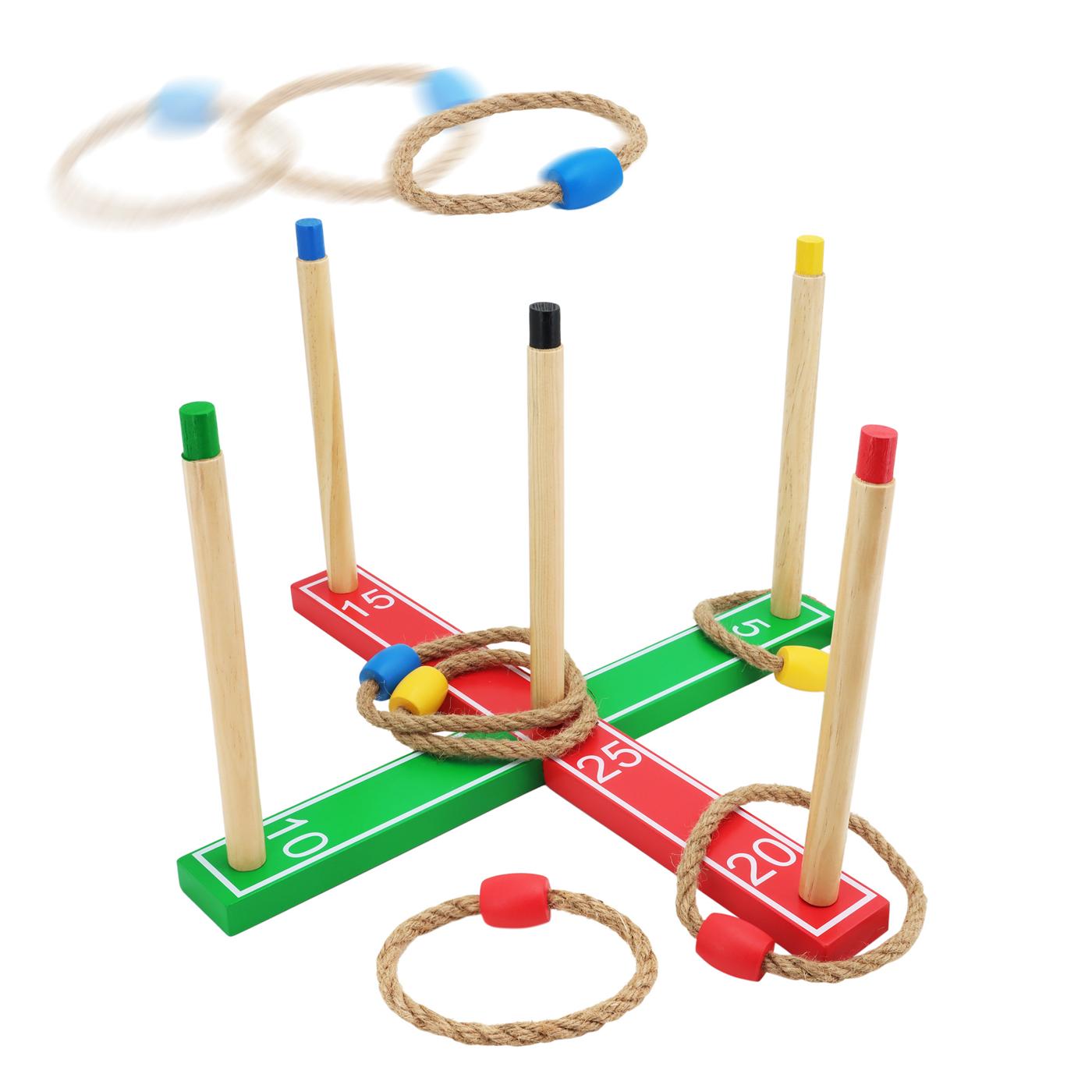 So Summer Wooden Ring Toss Game; image 1 of 9