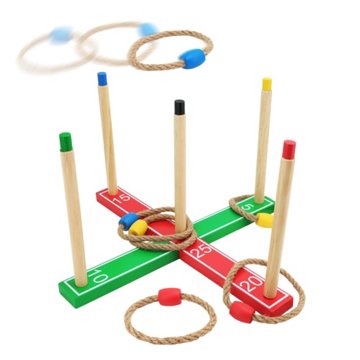 So Summer Wooden Ring Toss Game
