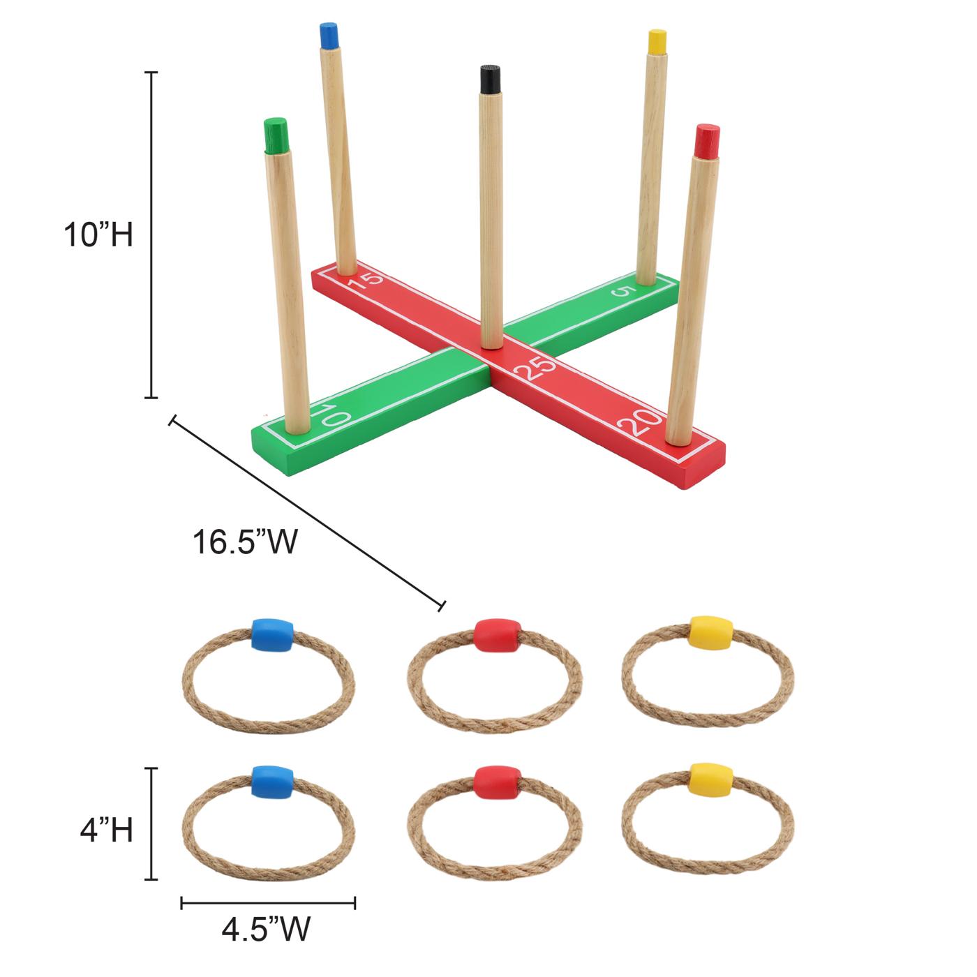 So Summer Wooden Ring Toss Game; image 2 of 9