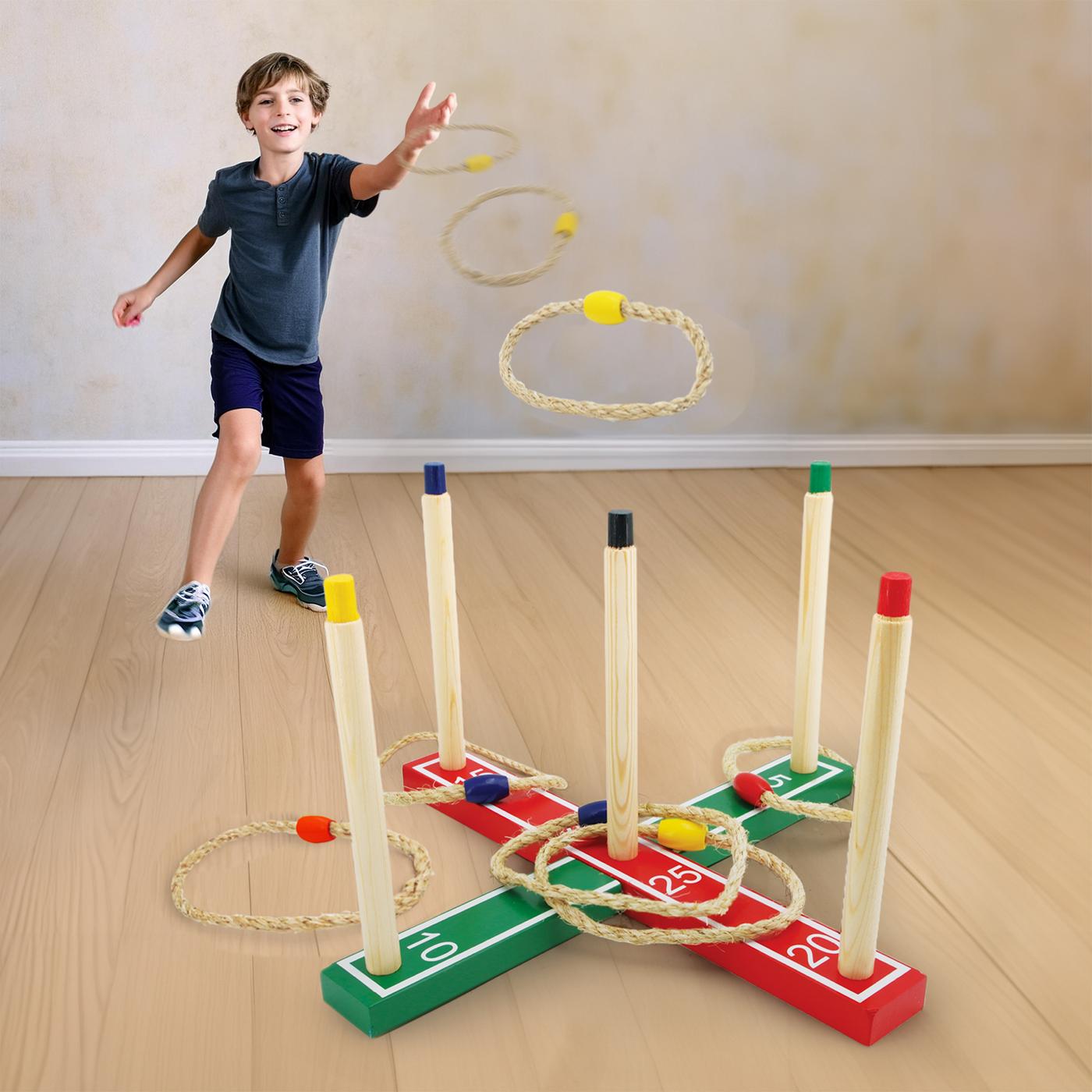 So Summer Wooden Ring Toss Game; image 9 of 9