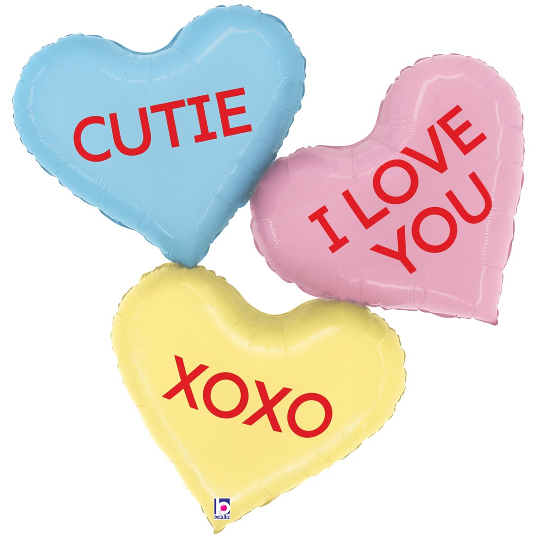BLOOMS by H-E-B Conversation Heart Message Balloon - Shop Balloons at H-E-B