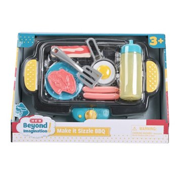 H-E-B Beyond Imagination! Make It Sizzle BBQ Grill Playset, 10 pc
