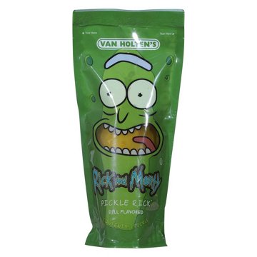 Van Holten's Rick and Morty Dill Flavored Pickle Rick
