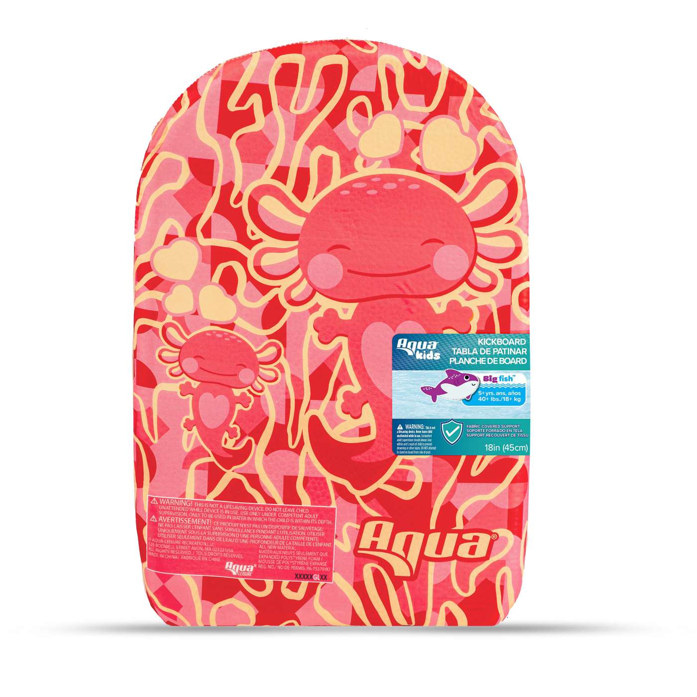 Aqua Leisure Kids Surf Rider Kickboard​ - Pink; image 2 of 9