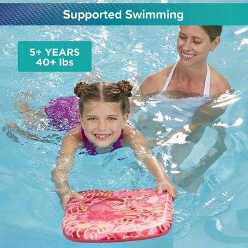 Aqua Leisure Kids Surf Rider Kickboard​ - Pink, 18"