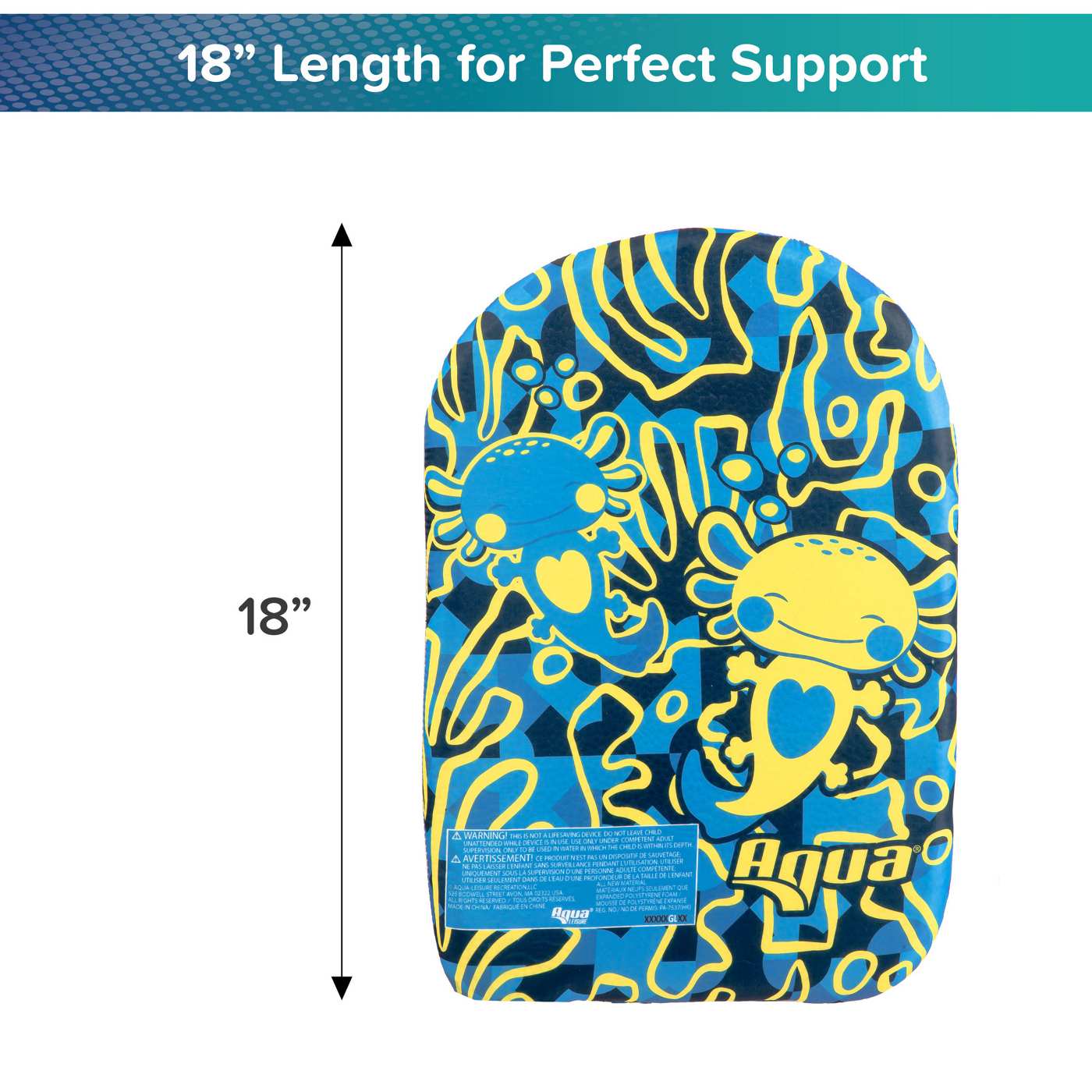 Aqua Leisure Kids Surf Rider Kickboard​ - Pink; image 6 of 9