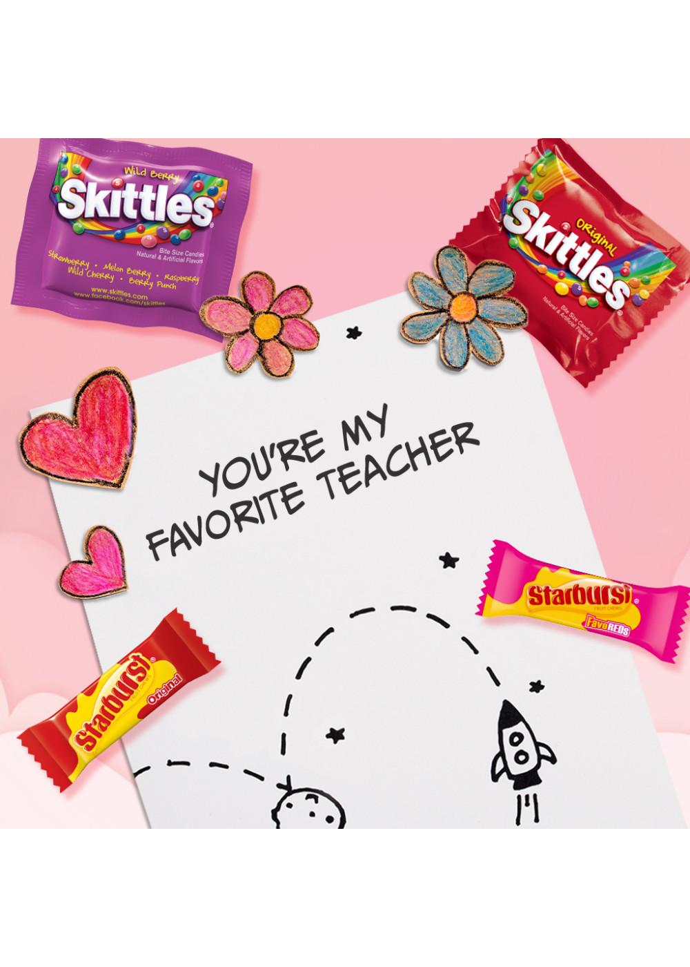 Skittles & Starburst Assorted Fun Size Valentine's Exchange Candy; image 3 of 7