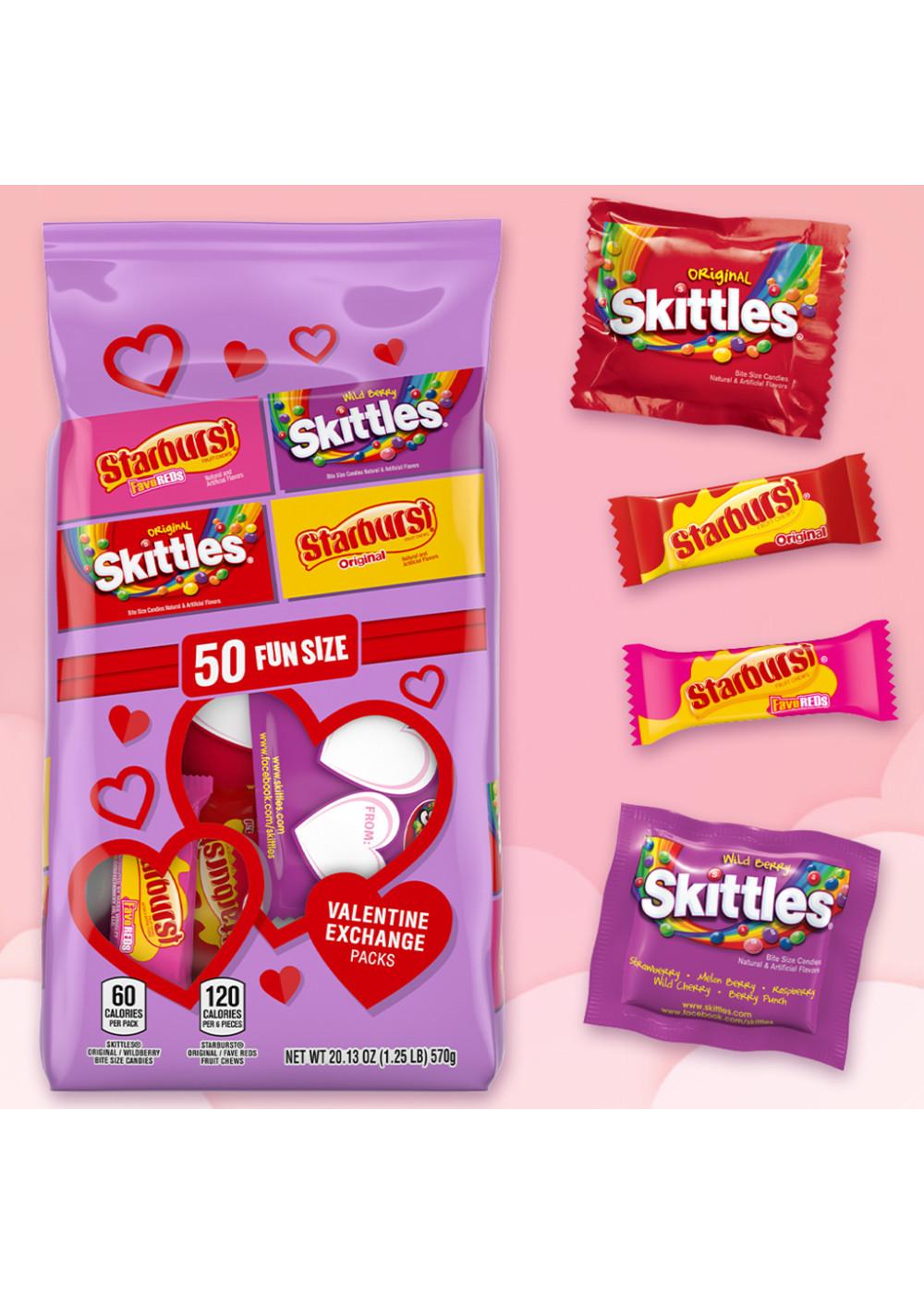 Skittles & Starburst Assorted Fun Size Valentine's Exchange Candy; image 6 of 7