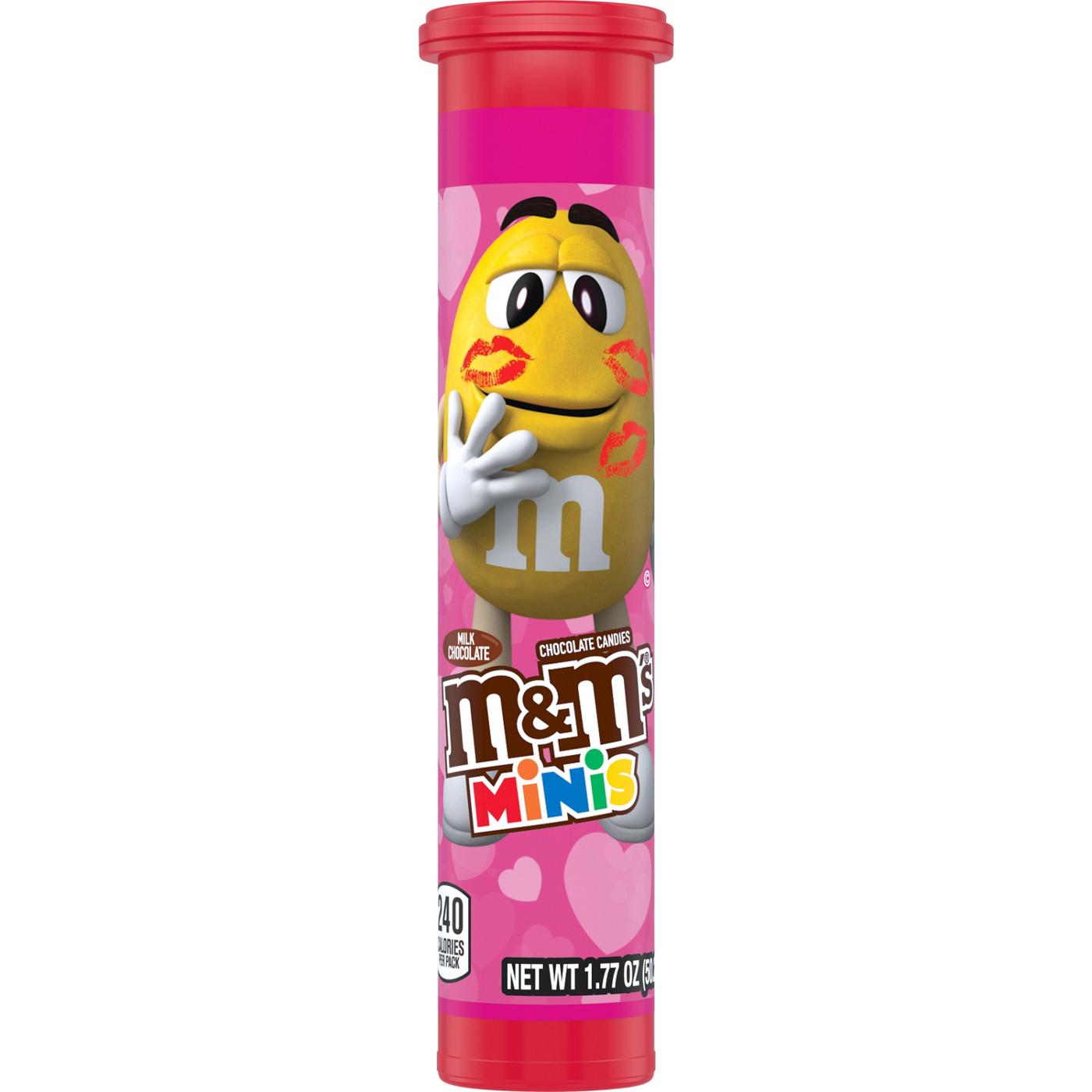 M&M'S Minis Milk Chocolate Valentine's Candy Tube; image 1 of 6