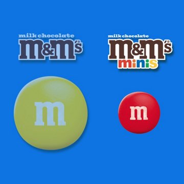 M&M'S Minis Milk Chocolate Valentine's Candy Mega Tube