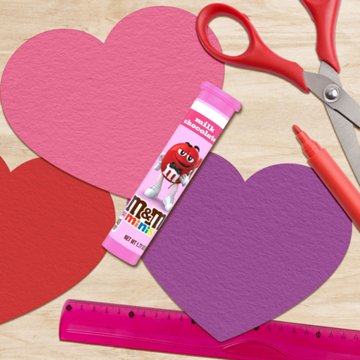 M&M'S Minis Milk Chocolate Valentine's Candy Mega Tube