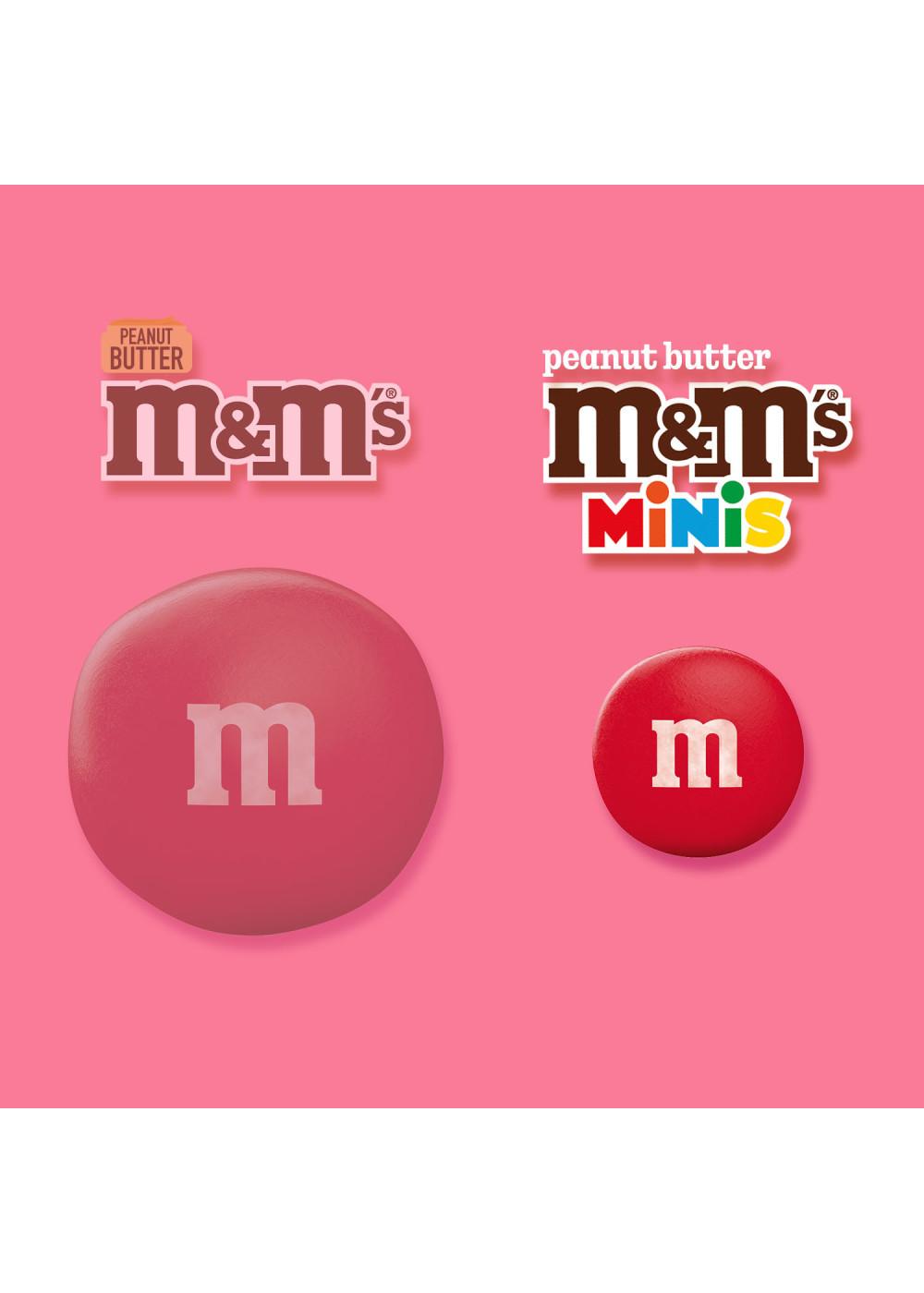 M&M'S Minis Peanut Butter Chocolate Valentine's Candy Tube; image 3 of 7