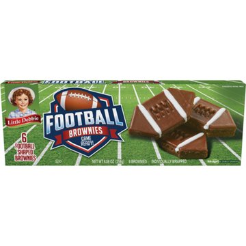 Little Debbie Football Brownies, 6 ct