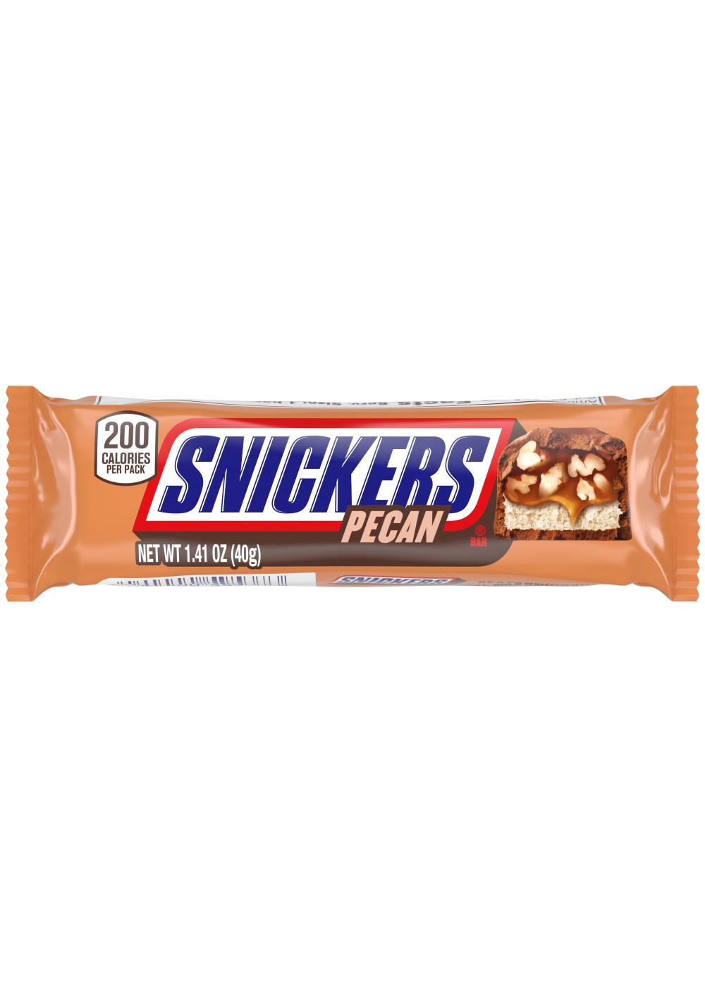 Snickers Pecan Milk Chocolate Candy Bar; image 1 of 9