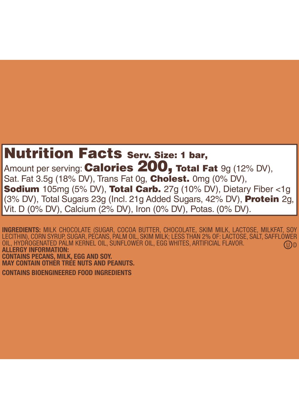 Snickers Pecan Milk Chocolate Candy Bar; image 4 of 9