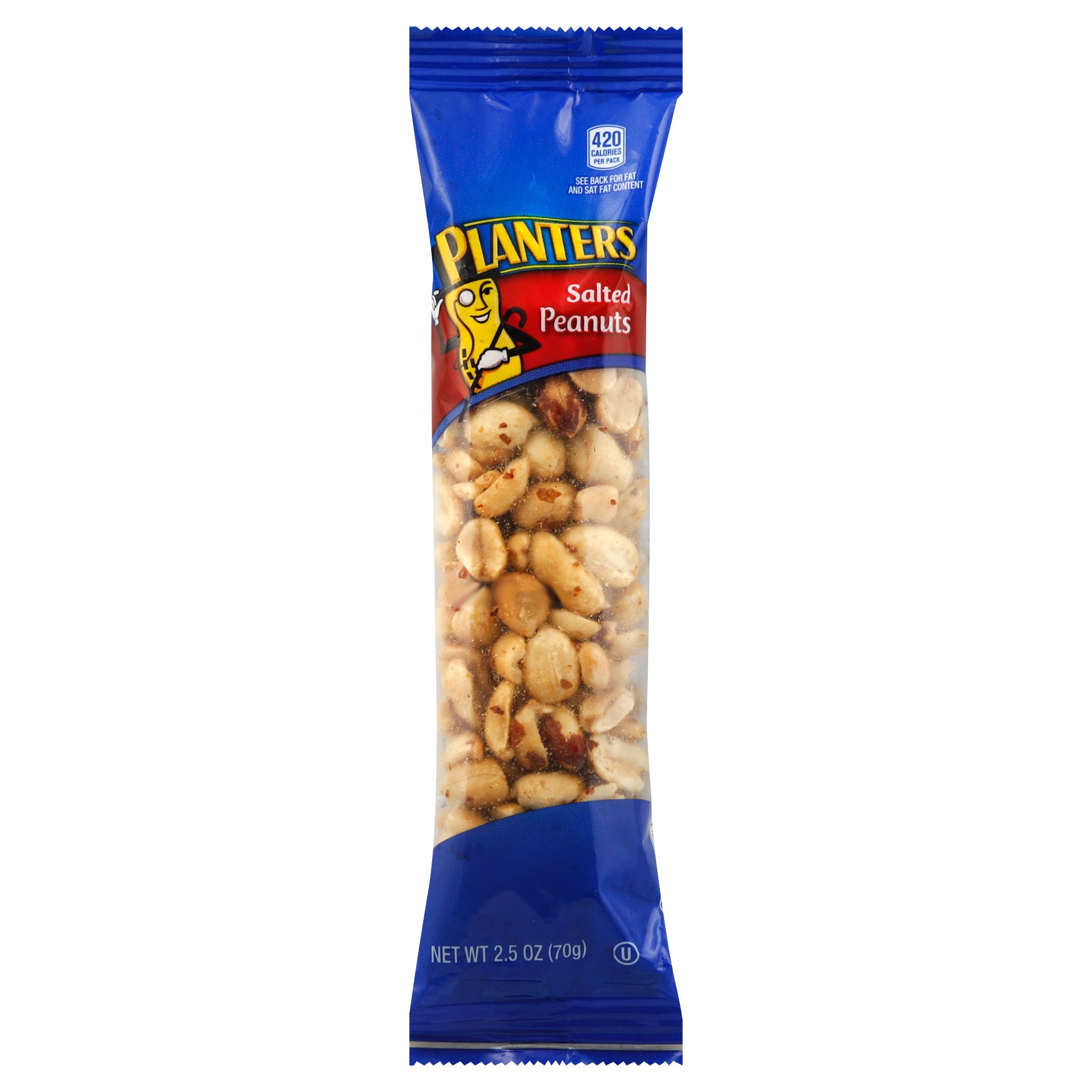 Planters Tube Peanuts Salted - Shop Granola & snack bars at H-E-B