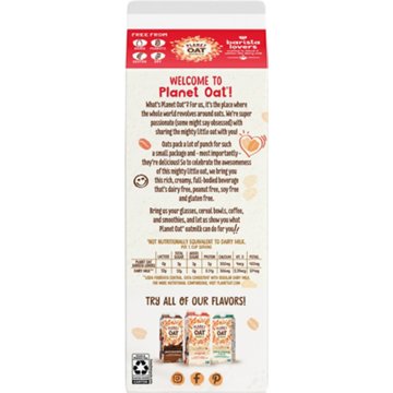 Planet Oat Barista Lovers Oatmilk