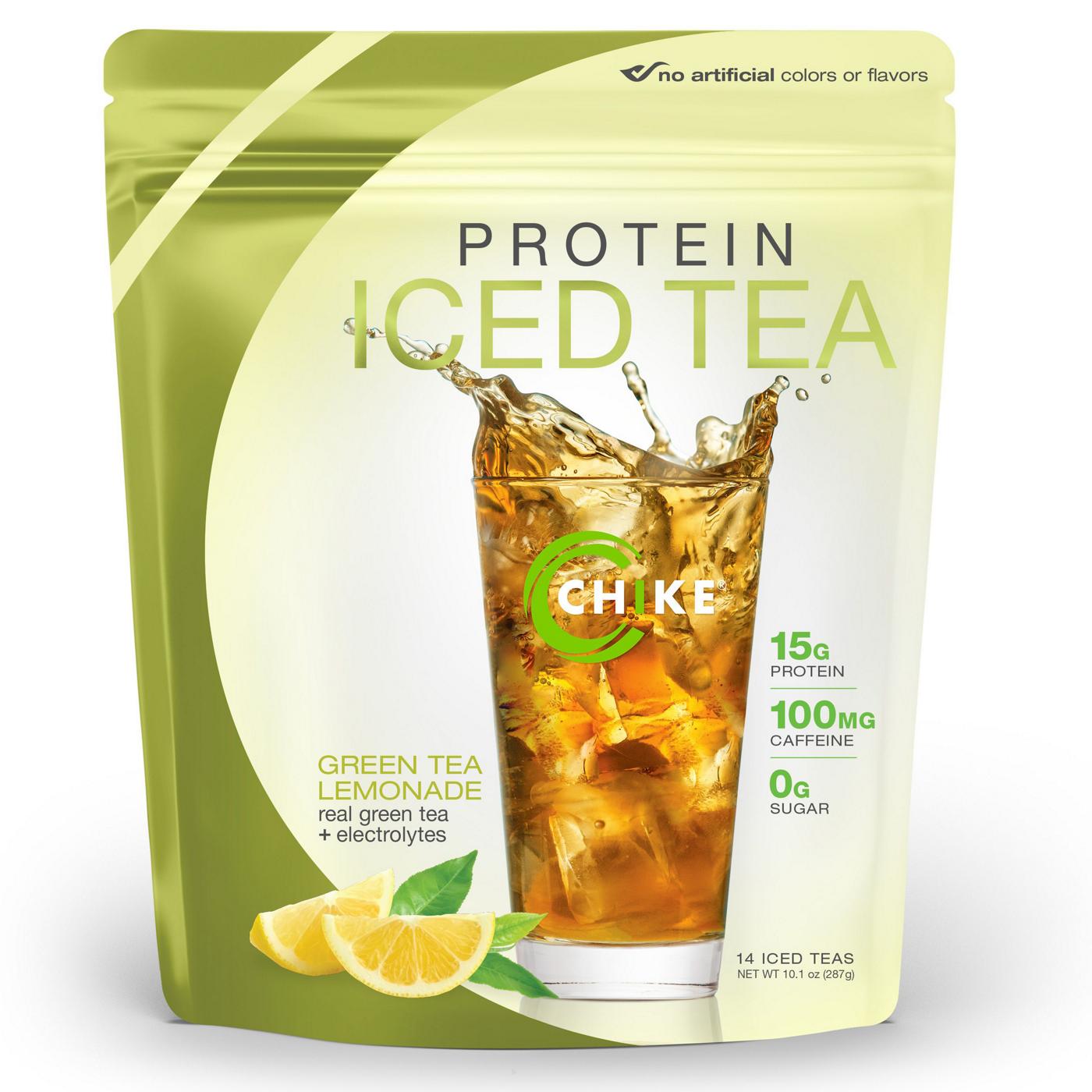 Chike 15g Protein Iced Tea - Green Tea Lemonade; image 1 of 2