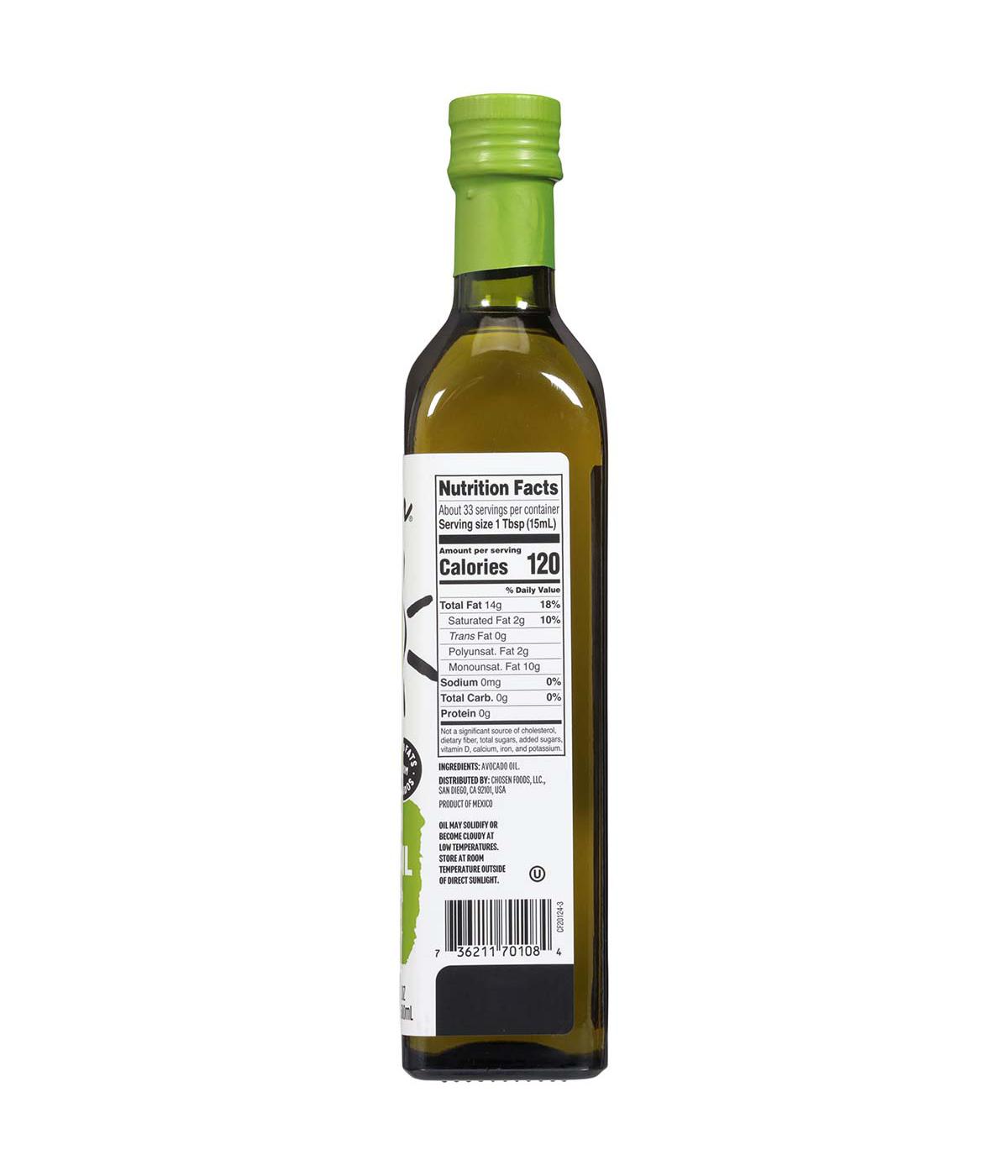 Chosen Foods Avocado Oil; image 2 of 3