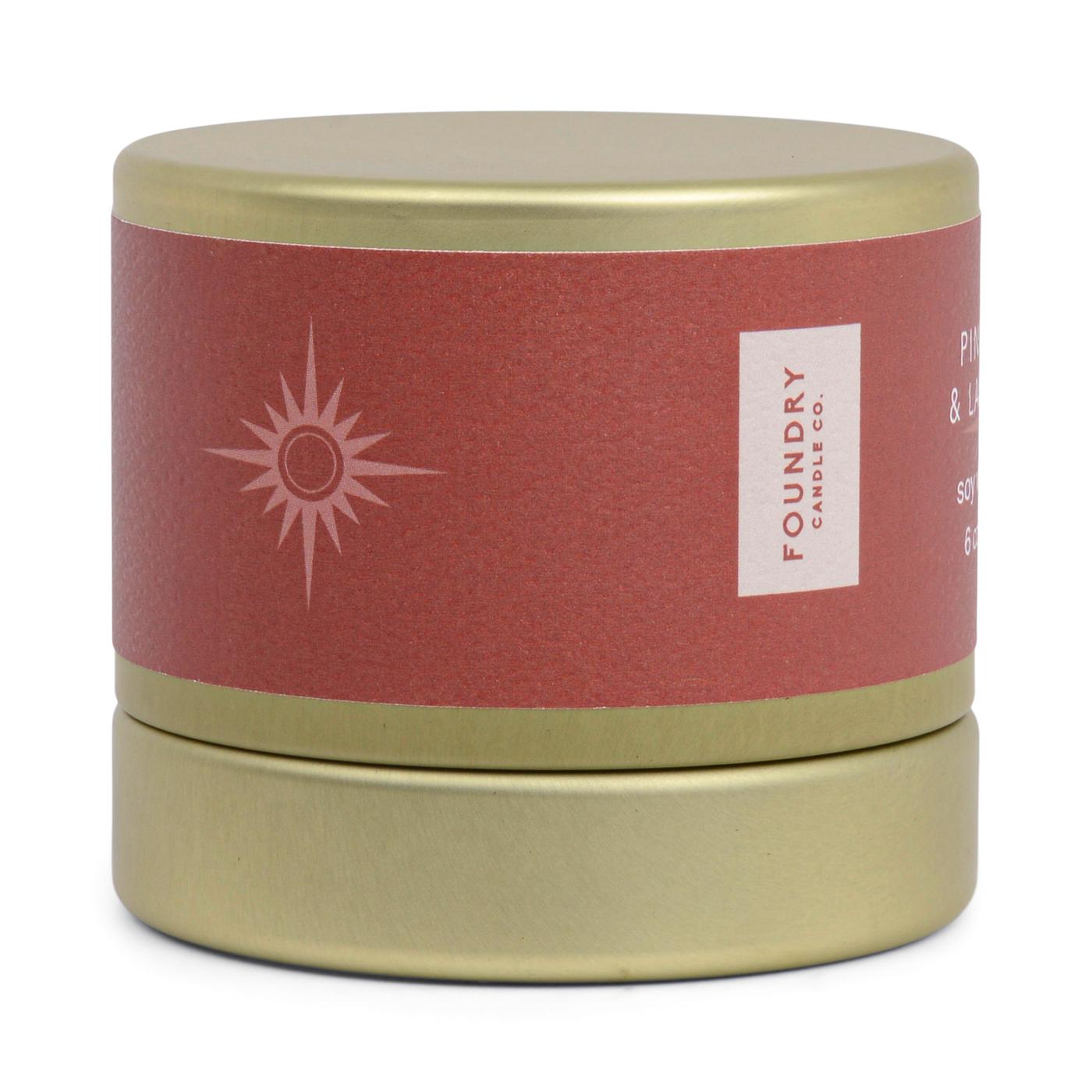 Foundry Candle Co. Pink Clay & Lavender Scented Soy Candle; image 3 of 3