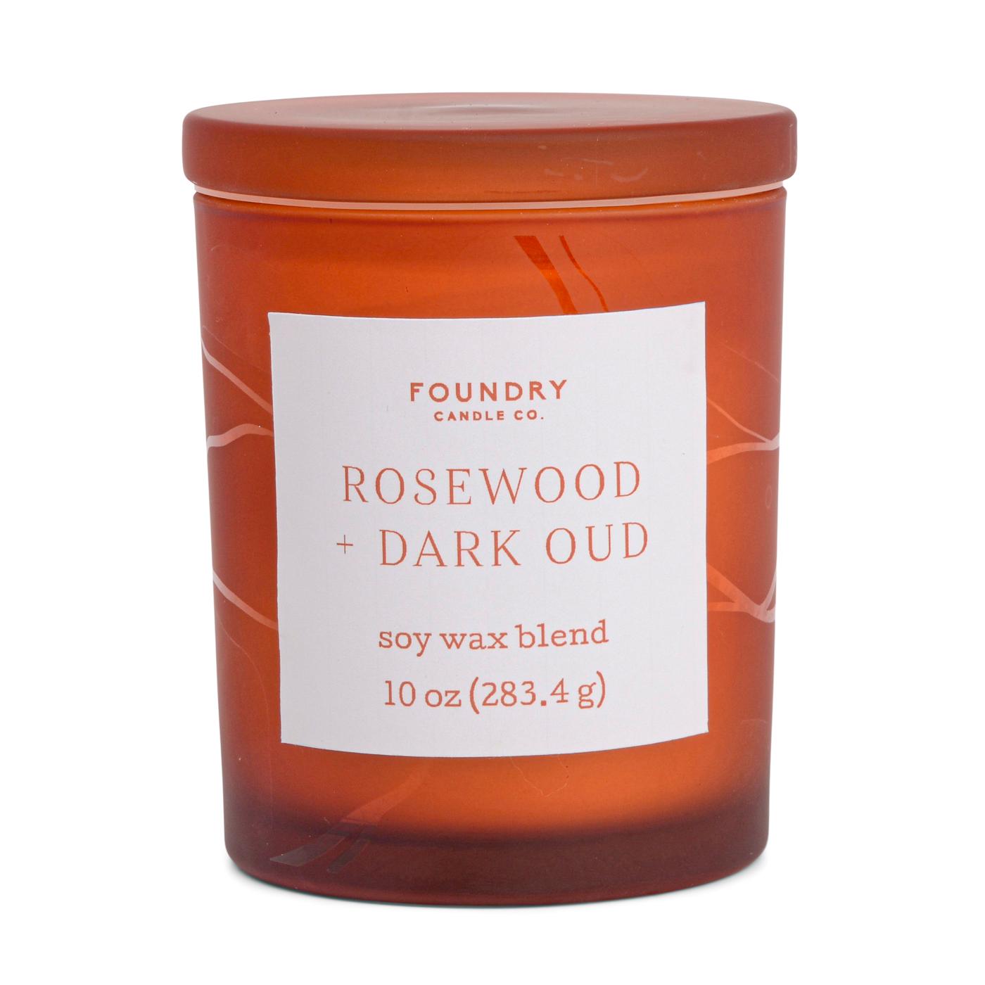 Foundry Candle Co. Rosewood & Dark Oud Scented Soy Candle; image 1 of 3