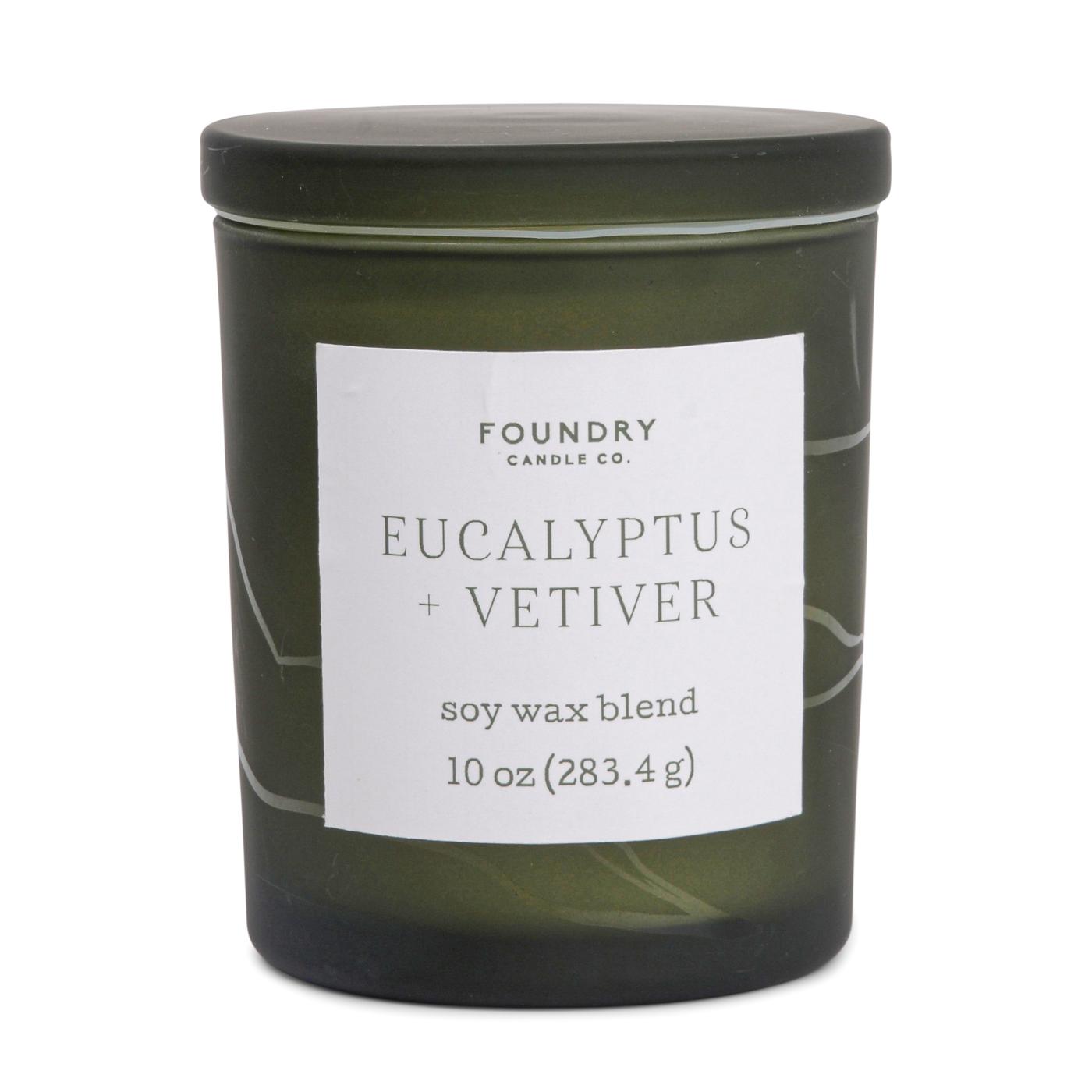 Foundry Candle Co. Eucalyptus & Vetiver Scented Soy Candle; image 1 of 3